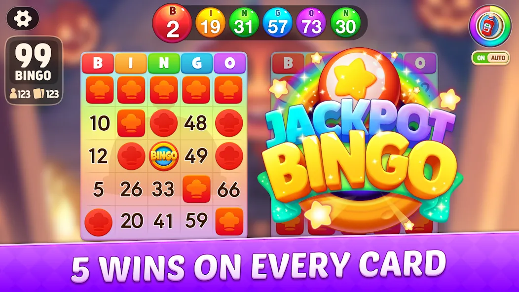 Взломанная Bingo Frenzy®-Live Bingo Games (Бинго Френзи)  [МОД Menu] — стабильная версия apk на Андроид screen 1