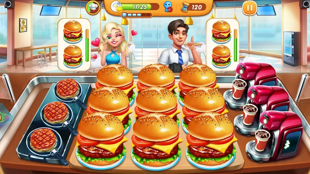 Взлом Cooking City — Cooking Games (Кукинг Сити)  [МОД Все открыто] — стабильная версия apk на Андроид screen 3