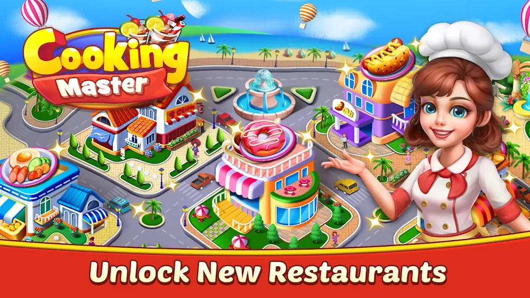 Скачать взлом Cooking Master:Restaurant Game (Кукинг Мастер)  [МОД Menu] — последняя версия apk на Андроид screen 1