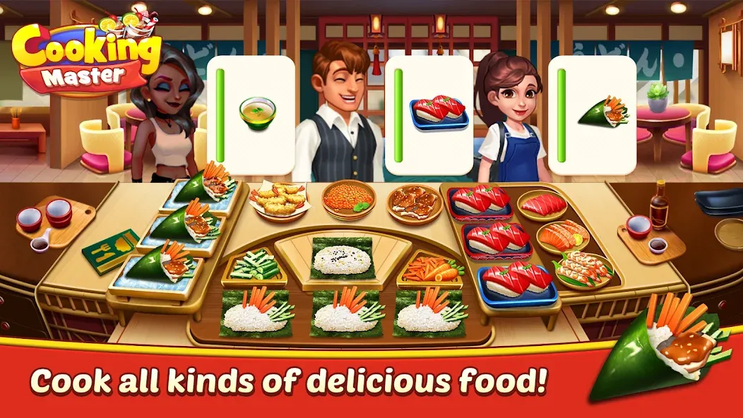 Скачать взлом Cooking Master:Restaurant Game (Кукинг Мастер)  [МОД Menu] — последняя версия apk на Андроид screen 3