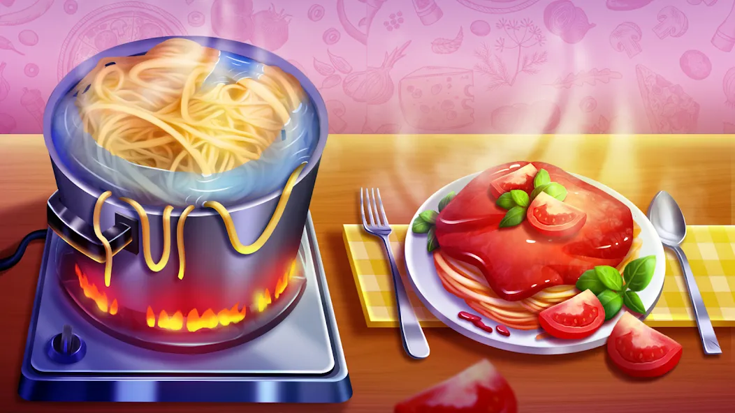 Взломанная Cooking Team: Restaurant Games  [МОД Много монет] — полная версия apk на Андроид screen 1