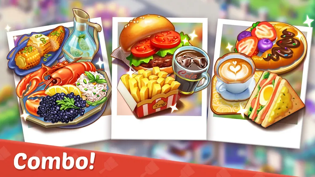 Взломанная Cooking Town — Restaurant Game (Кукинг Таун)  [МОД Много монет] — последняя версия apk на Андроид screen 4