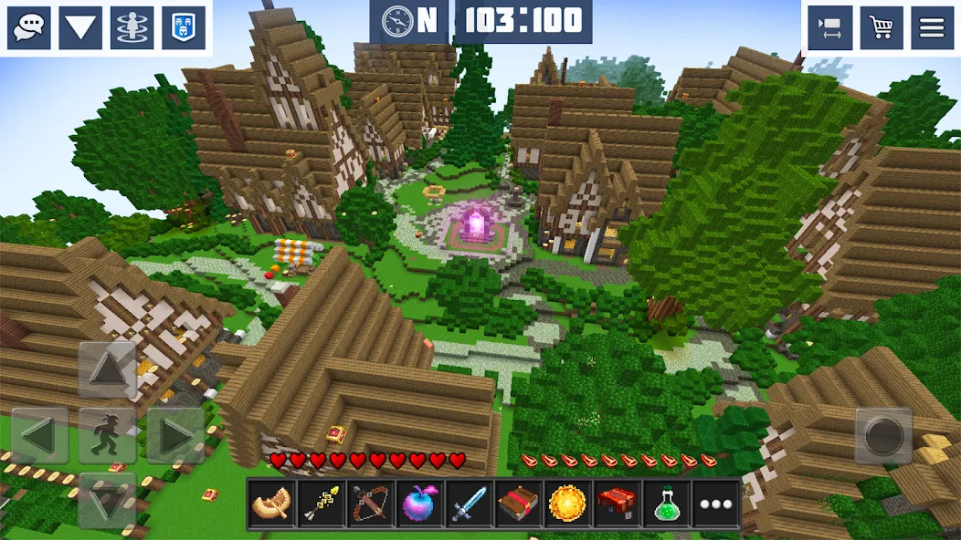 Скачать взлом Block Craft World:Planet Craft  [МОД Много монет] — стабильная версия apk на Андроид screen 2