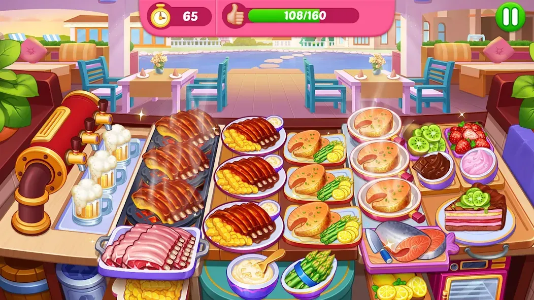 Взломанная Crazy Cooking Diner: Chef Game (Крейзи кукинг дайнер)  [МОД Много денег] — стабильная версия apk на Андроид screen 4