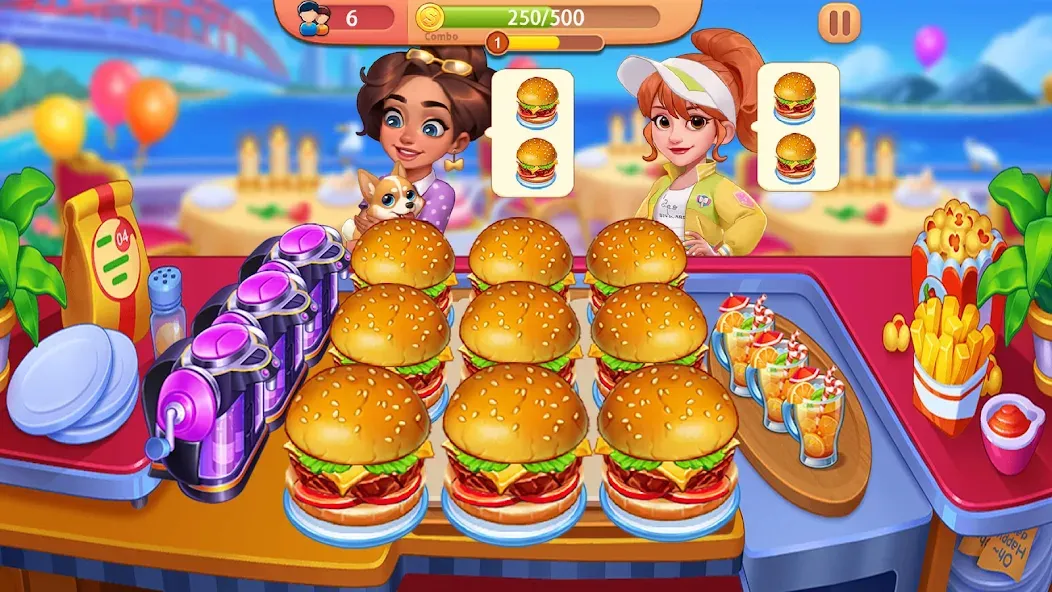 Скачать взлом Cooking Journey: Cooking Games (Кукинг Джерни)  [МОД Много монет] — полная версия apk на Андроид screen 2