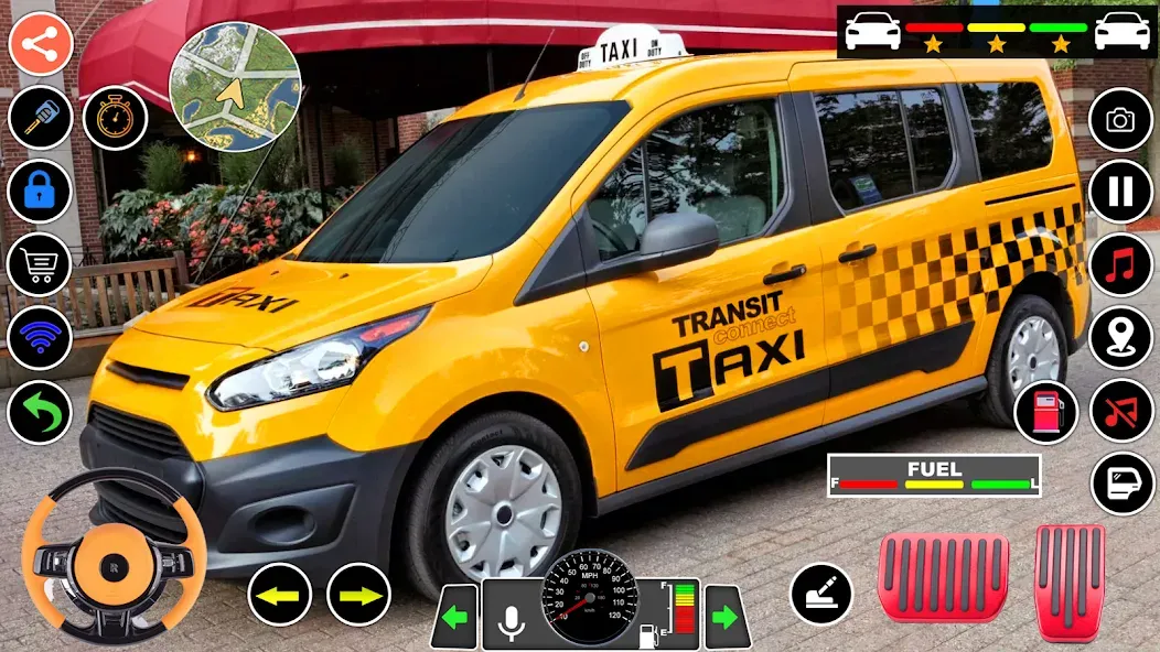 Скачать взлом US Taxi Game 2023-Taxi Driver  [МОД Unlocked] — полная версия apk на Андроид screen 2