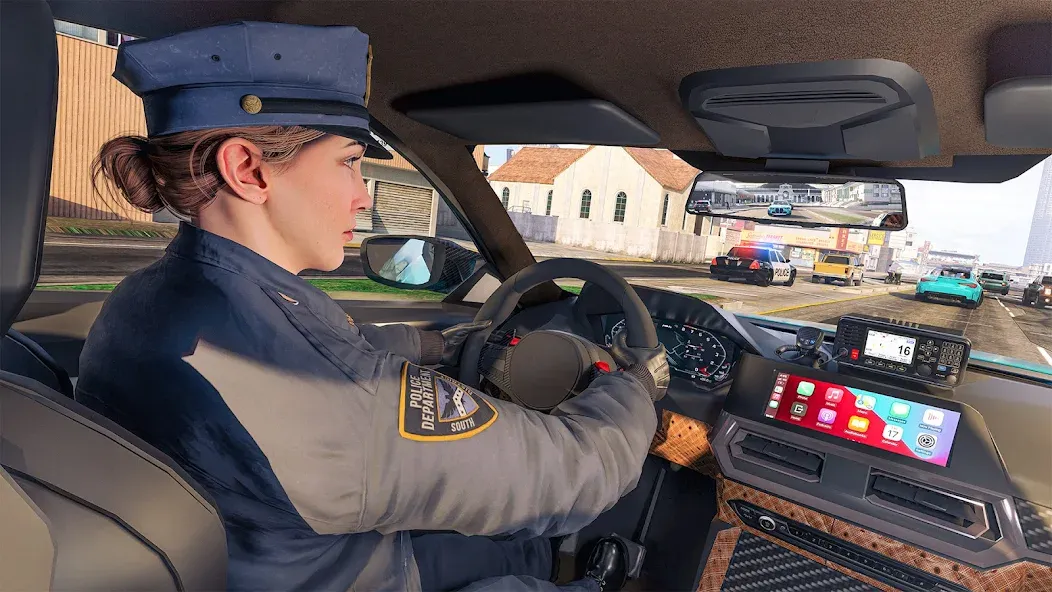 Взломанная Police Simulator Job Cop Game  [МОД Menu] — полная версия apk на Андроид screen 1