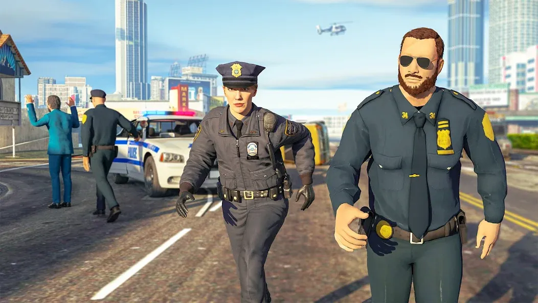 Взломанная Police Simulator Job Cop Game  [МОД Menu] — полная версия apk на Андроид screen 5