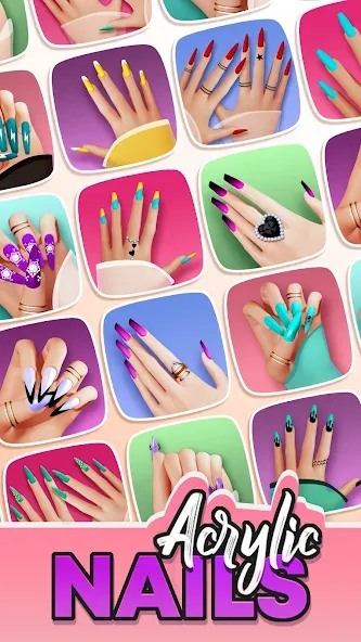 Скачать взломанную Acrylic Nails!  [МОД Unlimited Money] — последняя версия apk на Андроид screen 1