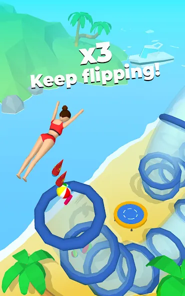 Скачать взлом Flip Jump Stack!  [МОД Бесконечные деньги] — стабильная версия apk на Андроид screen 1