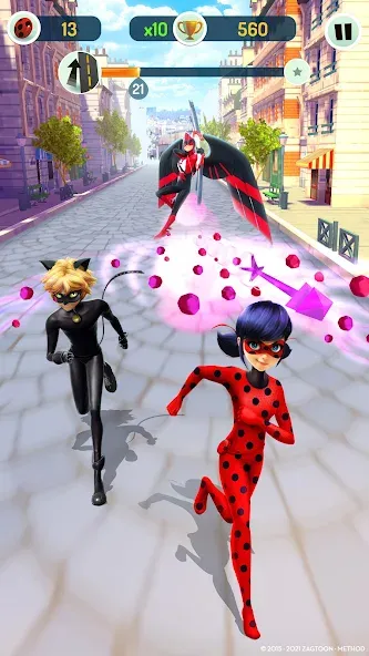 Взломанная Miraculous Ladybug & Cat Noir  [МОД Unlocked] — полная версия apk на Андроид screen 5