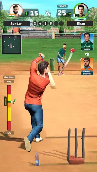 Взломанная Cricket Gangsta™ Cricket Games (Крикет Гангста 11 Лига)  [МОД Unlocked] — полная версия apk на Андроид screen 1