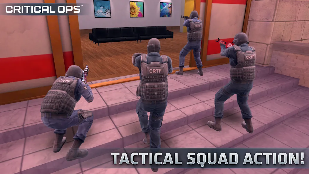 Взломанная Critical Ops: Multiplayer FPS (Критикал Опс)  [МОД Меню] — стабильная версия apk на Андроид screen 1