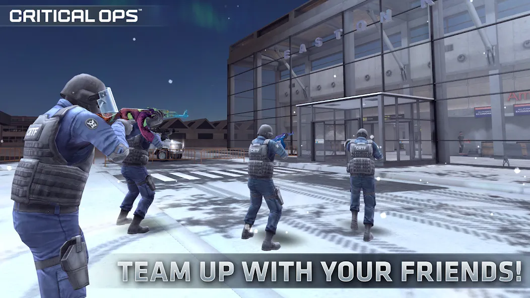 Взломанная Critical Ops: Multiplayer FPS (Критикал Опс)  [МОД Меню] — стабильная версия apk на Андроид screen 2