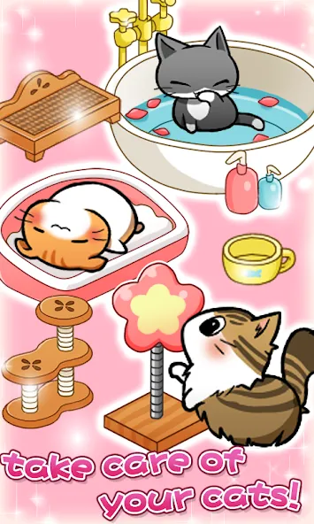 Взлом Cat Room — Cute Cat Games (Кэт Рум)  [МОД Бесконечные монеты] — полная версия apk на Андроид screen 3