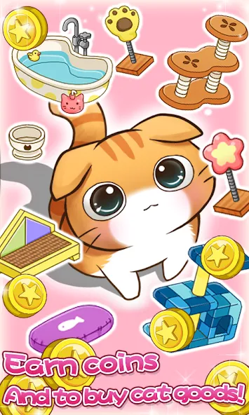 Взлом Cat Room — Cute Cat Games (Кэт Рум)  [МОД Бесконечные монеты] — полная версия apk на Андроид screen 5