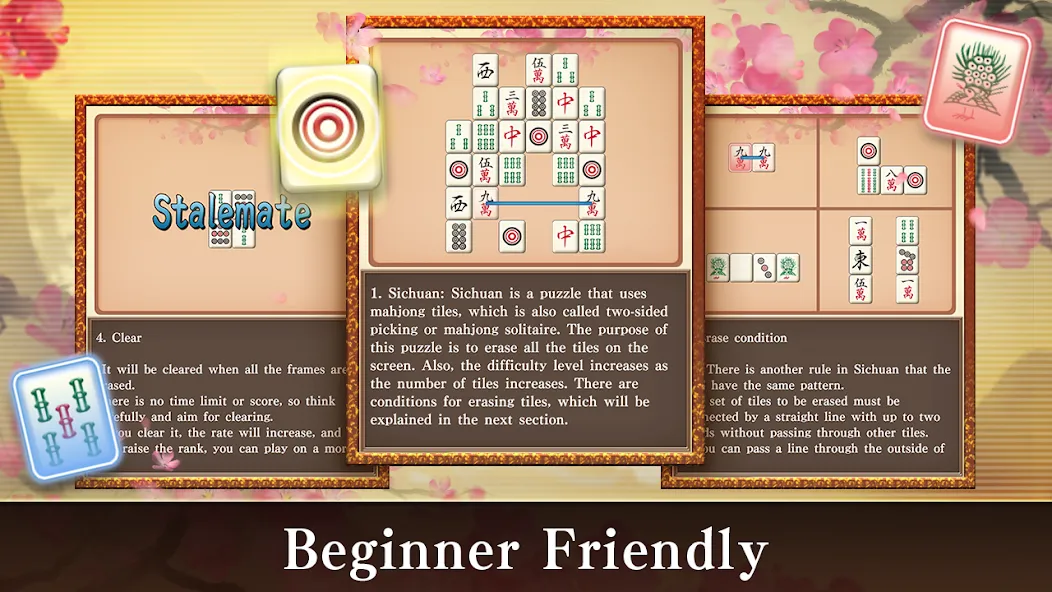 Скачать взломанную Mahjong Puzzle Shisensho (Маджонг Пазл Шисеншо)  [МОД Unlocked] — полная версия apk на Андроид screen 3