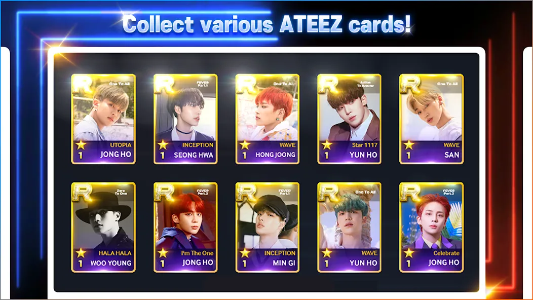 Взломанная SUPERSTAR ATEEZ (уперзвезда )  [МОД Mega Pack] — полная версия apk на Андроид screen 5