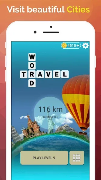 Взлом Word Travel: Wonders Trip Game  [МОД Menu] — стабильная версия apk на Андроид screen 2