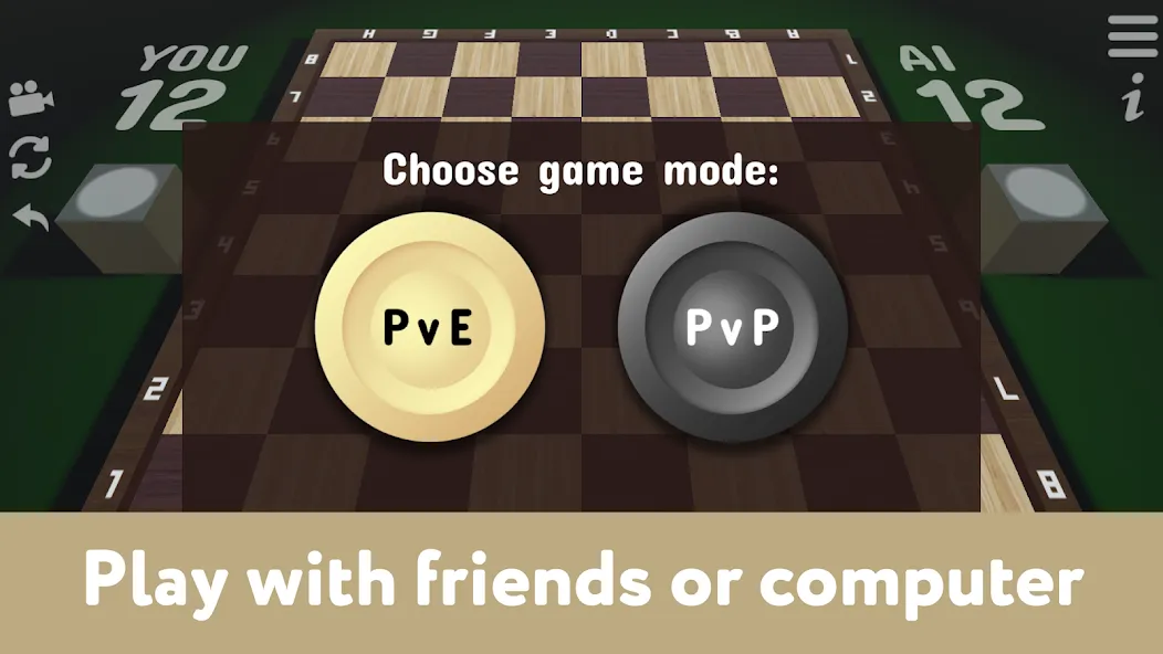 Взлом Checkers for two — Draughts  [МОД Много денег] — стабильная версия apk на Андроид screen 2