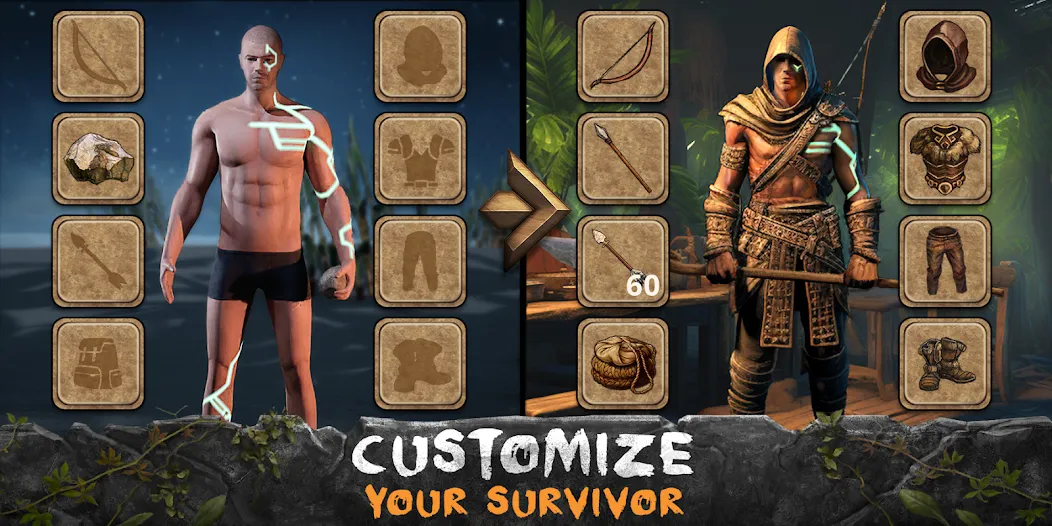 Взломанная Survival Island: Survivor EVO (Сурвайвал айленд)  [МОД Много монет] — последняя версия apk на Андроид screen 5