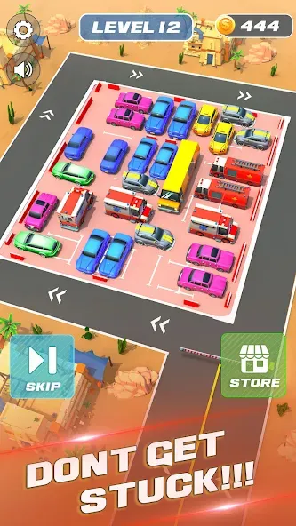 Взломанная Unblock It Car Puzzle Game (Паркинг Джам Разблокировать)  [МОД Бесконечные деньги] — стабильная версия apk на Андроид screen 4