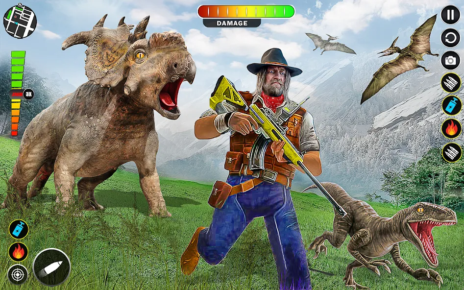 Скачать взлом Real Dino Hunter 3D Gun Games (Уайлд Динозавр Хантер Ган Геймс)  [МОД Mega Pack] — последняя версия apk на Андроид screen 4