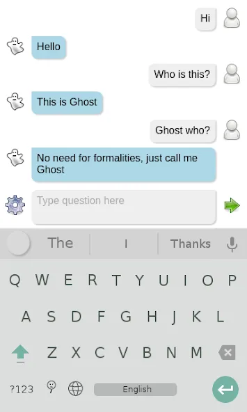 Взломанная Ghost chat bot (Гостчатбот)  [МОД Меню] — последняя версия apk на Андроид screen 1