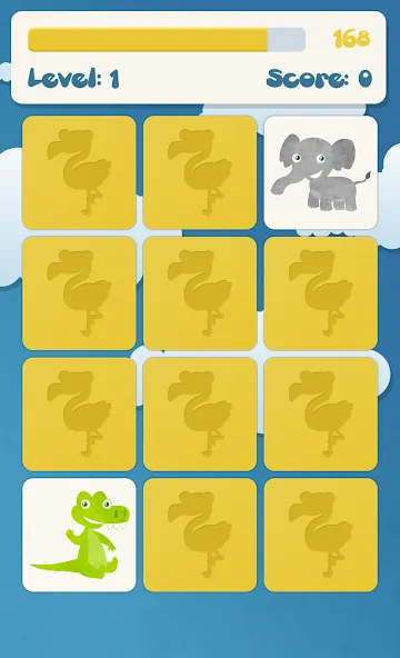 Скачать взломанную Animals memory game for kids  [МОД Много монет] — последняя версия apk на Андроид screen 3