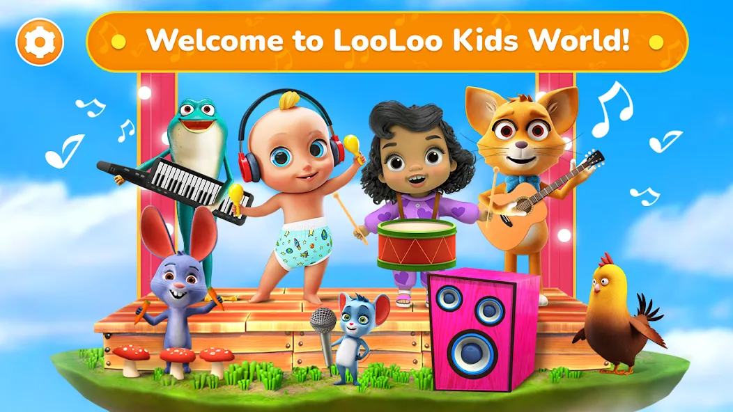 Взломанная LooLoo Kids: Fun Baby Games!  [МОД Все открыто] — полная версия apk на Андроид screen 1