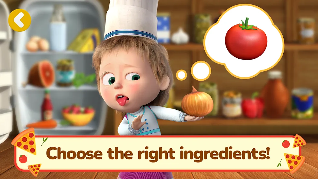 Скачать взломанную Masha and the Bear Pizza Maker  [МОД Меню] — стабильная версия apk на Андроид screen 2