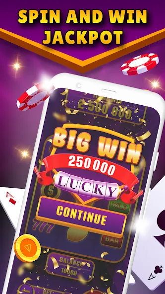 Взломанная Slot Machines: Casino Slots  [МОД Бесконечные монеты] — полная версия apk на Андроид screen 1