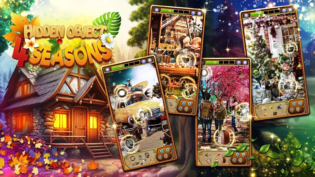 Взлом Hidden Object: 4 Seasons (Хидден Объект)  [МОД Menu] — полная версия apk на Андроид screen 1