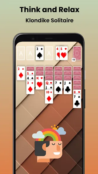 Скачать взлом Klondike Solitaire Offline  [МОД Menu] — последняя версия apk на Андроид screen 1