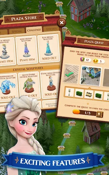 Взлом Disney Frozen Free Fall Games  [МОД Unlocked] — полная версия apk на Андроид screen 2