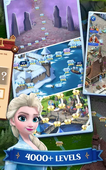 Взлом Disney Frozen Free Fall Games  [МОД Unlocked] — полная версия apk на Андроид screen 3