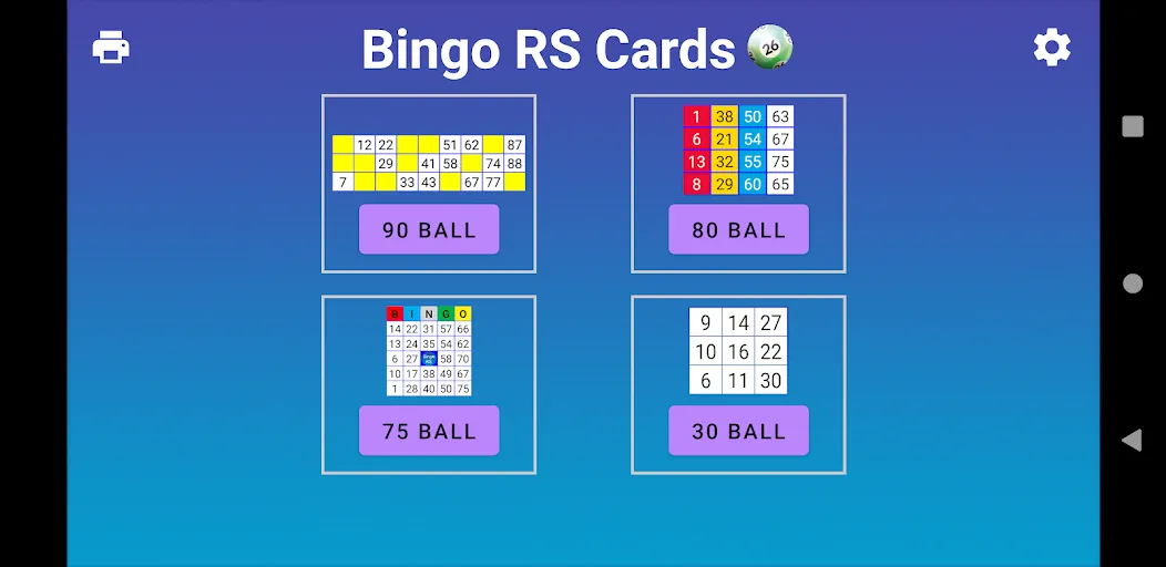 Взломанная Bingo RS Cards (Бинго РС Карты)  [МОД Все открыто] — последняя версия apk на Андроид screen 1