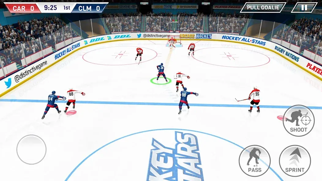 Взломанная Hockey All Stars (Хоккей Олл Старс)  [МОД Много монет] — стабильная версия apk на Андроид screen 1