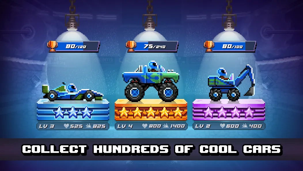 Скачать взломанную Drive Ahead! — Fun Car Battles  [МОД Menu] — стабильная версия apk на Андроид screen 3