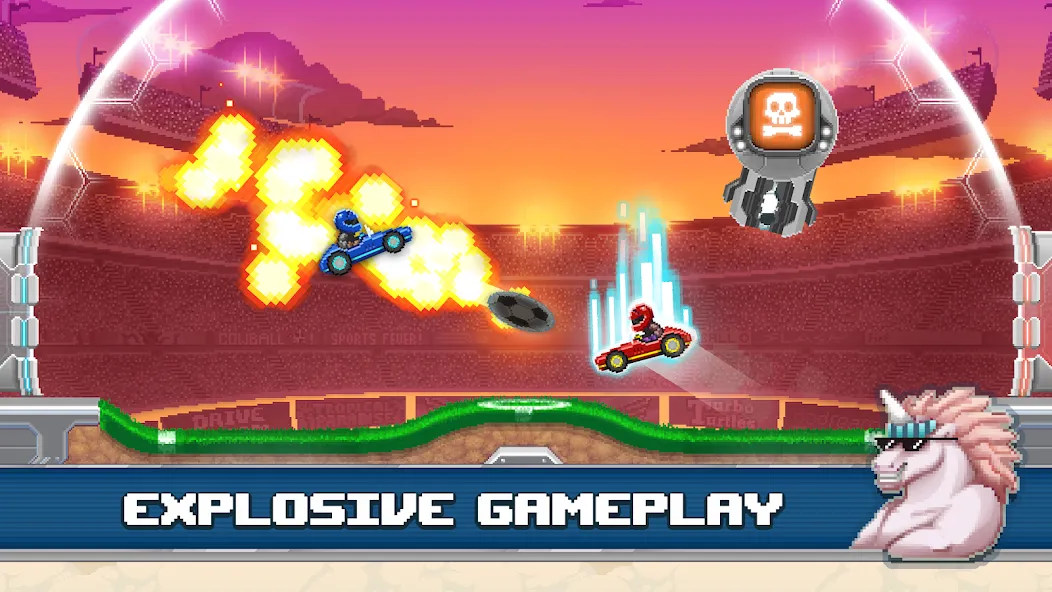 Скачать взломанную Drive Ahead! Sports  [МОД Mega Pack] — полная версия apk на Андроид screen 1