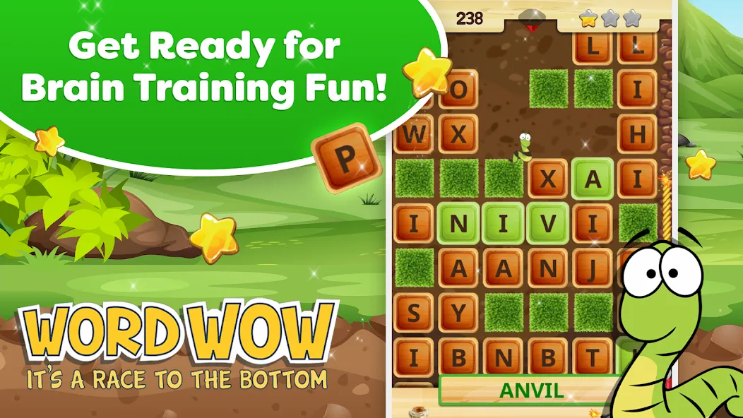 Скачать взломанную Word Wow — Brain training fun (Ворд Вау)  [МОД Unlimited Money] — последняя версия apk на Андроид screen 1