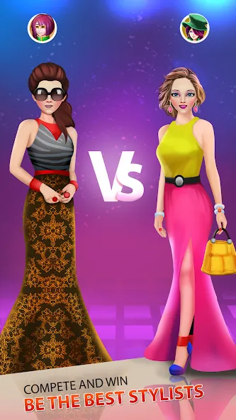 Взломанная Girls Dress Up: Makeup Games  [МОД Бесконечные монеты] — полная версия apk на Андроид screen 1