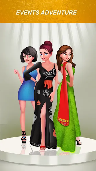 Взломанная Girls Dress Up: Makeup Games  [МОД Бесконечные монеты] — полная версия apk на Андроид screen 2