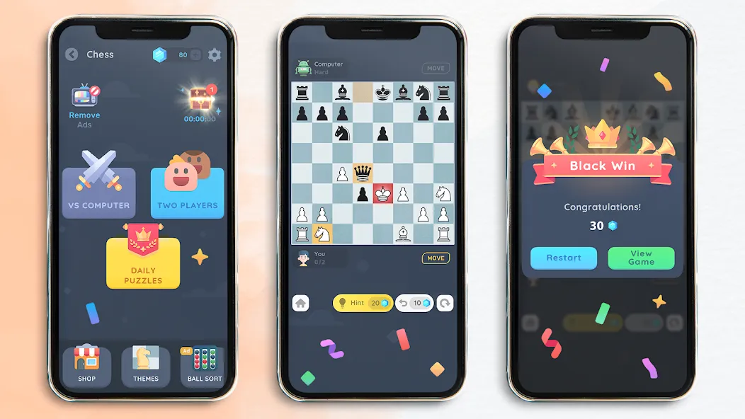 Скачать взломанную Chess: Classic Board Game  [МОД Menu] — полная версия apk на Андроид screen 1