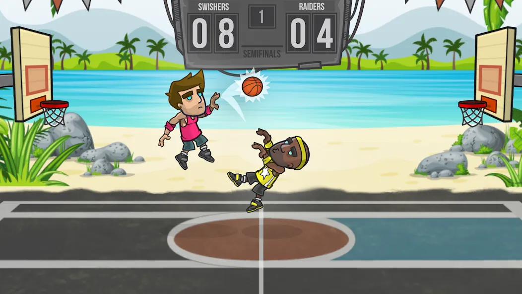 Скачать взломанную Basketball Battle  [МОД Mega Pack] — последняя версия apk на Андроид screen 3