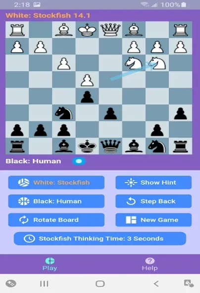 Взломанная Chess With Stockfish 16  [МОД Много монет] — последняя версия apk на Андроид screen 2