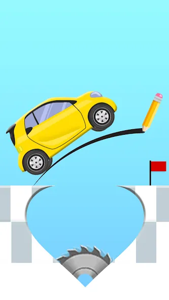 Взлом Draw 2 Bridge: Draw Save Car (Дроу 2 Бридж)  [МОД Бесконечные монеты] — последняя версия apk на Андроид screen 1