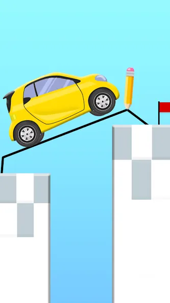 Взлом Draw 2 Bridge: Draw Save Car (Дроу 2 Бридж)  [МОД Бесконечные монеты] — последняя версия apk на Андроид screen 2