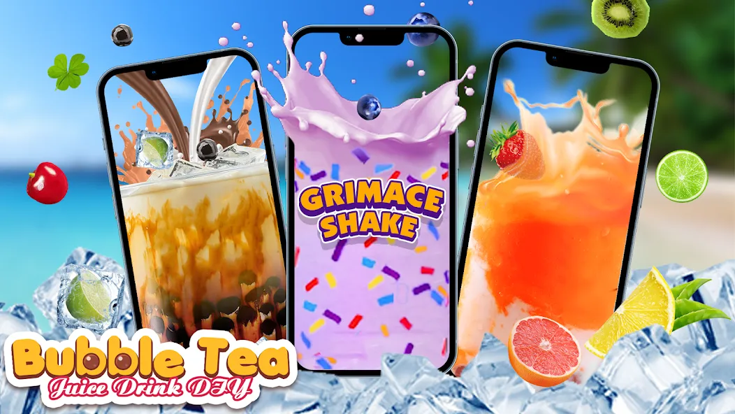 Скачать взлом Boba Grimaces Shake Bubble Tea (Бабл)  [МОД Много денег] — последняя версия apk на Андроид screen 1