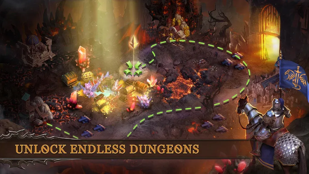 Взлом Dungeon & Heroes: 3D RPG  [МОД Unlocked] — стабильная версия apk на Андроид screen 4